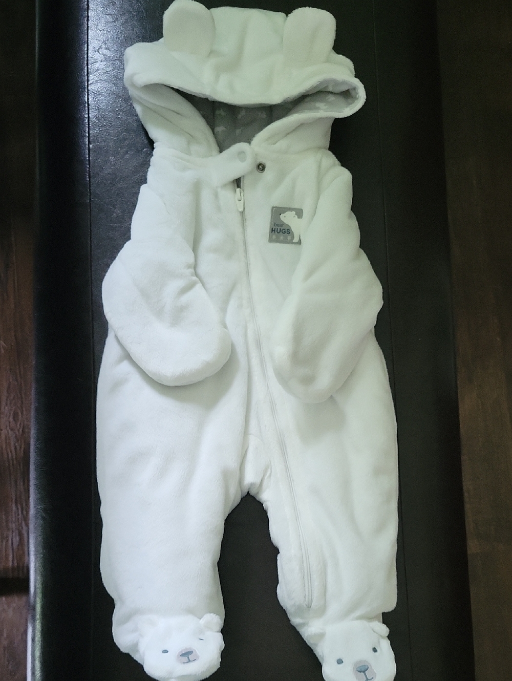 White Polar Bear Infant Bunting